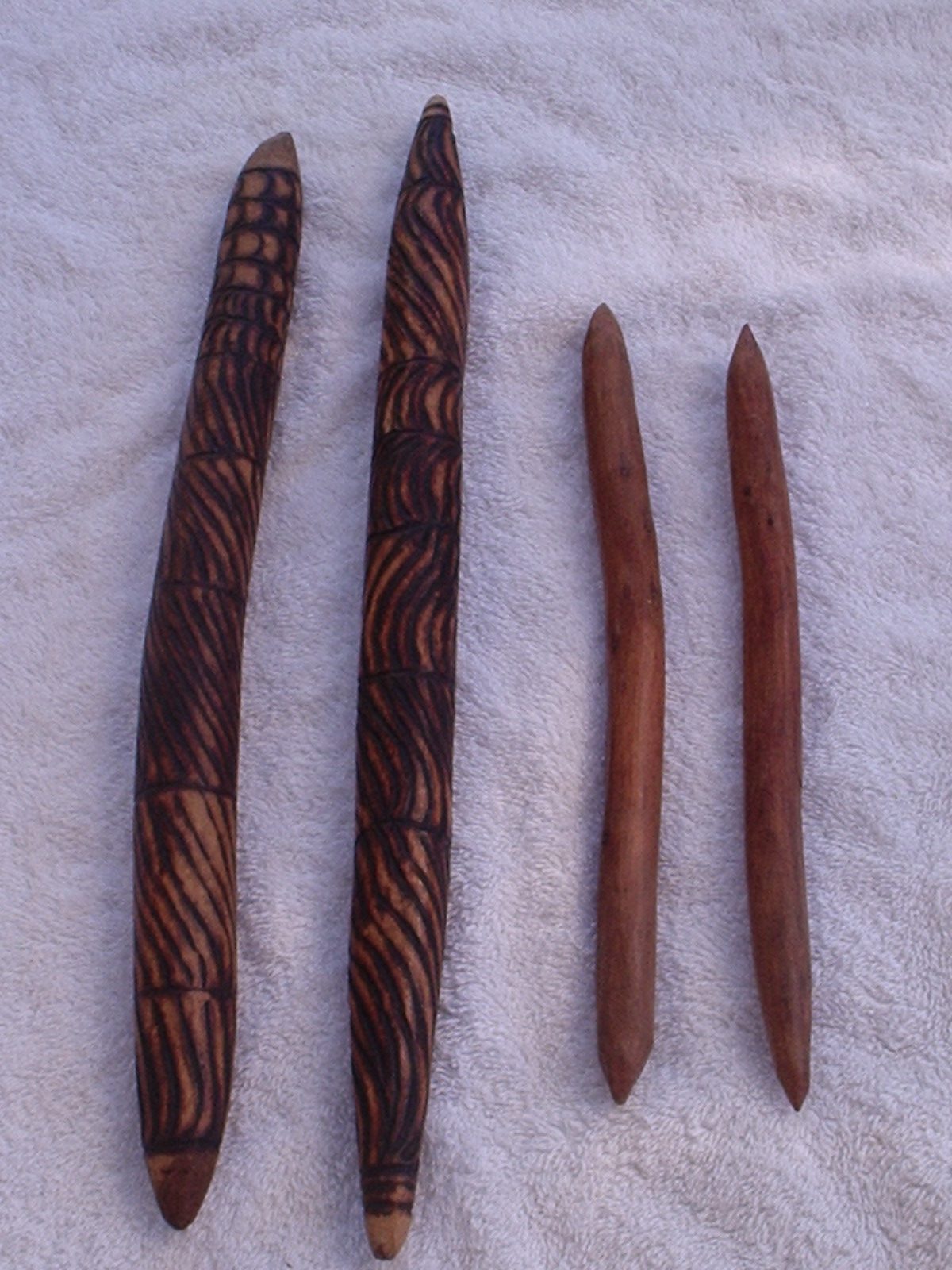 Clapsticks used at a corroboree