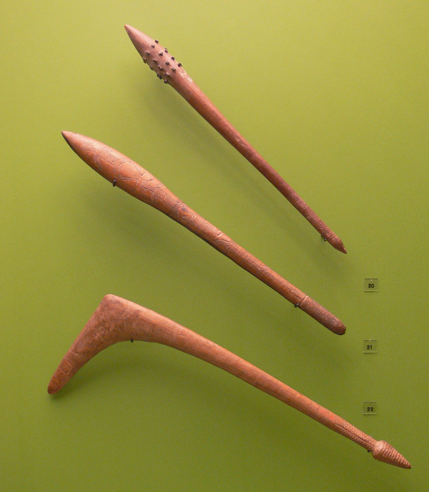 Nulla-nulla wooden club